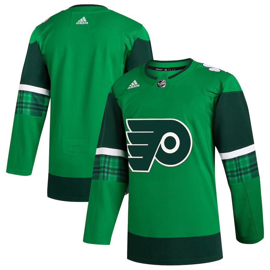 Men Philadelphia Flyers adidas Kelly Green 2023 St Patricks Day Primegreen Authentic NHL Jersey->customized nhl jersey->Custom Jersey